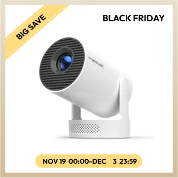 Magcubic HY300 Pro + Projector 4K 720P With 5W Speaker Android 11 8000 Lumens WiFi 6 BT5.4 Outdoor Video Home Theater Projector