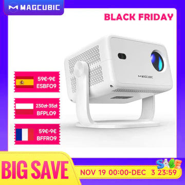 MAGLUMIC AURA PRO™ – SMART PROJEKTOR 4K Z ANDROID 11 I Wi-Fi 6