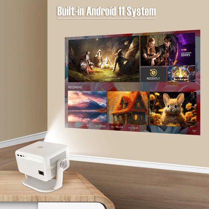 MAGLUMIC AURA PRO™ – SMART PROJEKTOR 4K Z ANDROID 11 I Wi-Fi 6